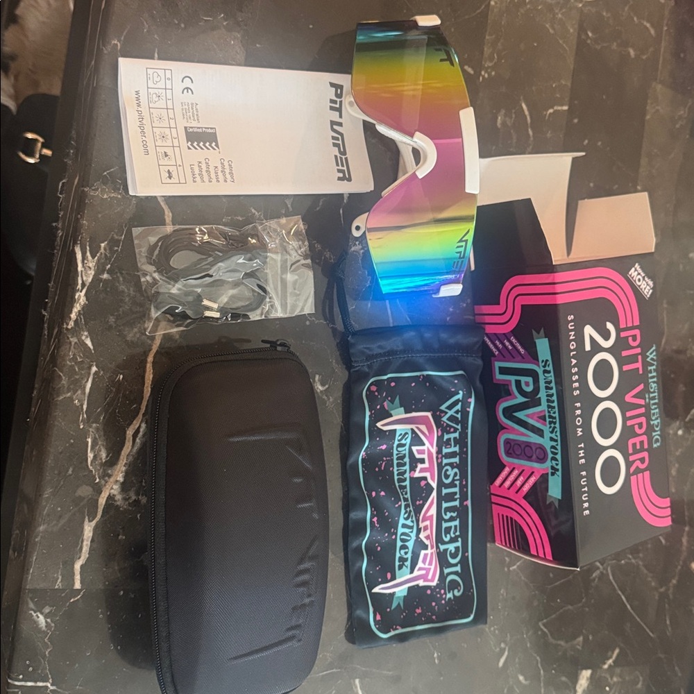 NEW Pit Viper 2000 Rainbow Mirrored Ski Sunglasses, Barbie & Ken sunglasses - Picture 6 of 16